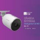 Camera Externa Inteligente IP Wifi Com Microfone e Visão Noturna Full HD Multilaser Liv